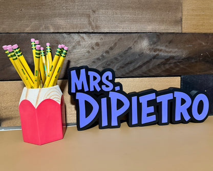 3D Nameplate
